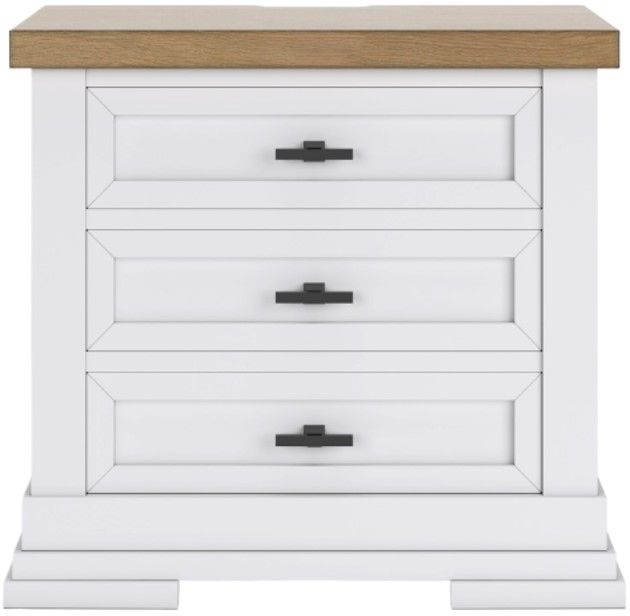 Signature Design by Ashley® Ashbryn Natural/White Nightstand-1