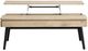 Magnussen Home® Fletcher Driftwood Lift Top Storage Cocktail Table with Black Base-4