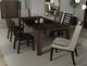 International Furniture Direct Balam Stained Dark Dining Table-1