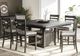 Jofran Inc. Altamonte Brushed Gray High-Low Square Counter Dining Table-1
