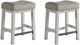 Intercon Drake French Oak/Rustic Gray Backless Stool-2