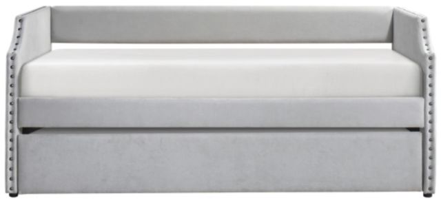Homelegance® Shiloh Light Gray Youth Twin Daybed with Trundle-2