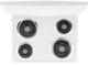GE® 30" White Freestanding Electric Range-2