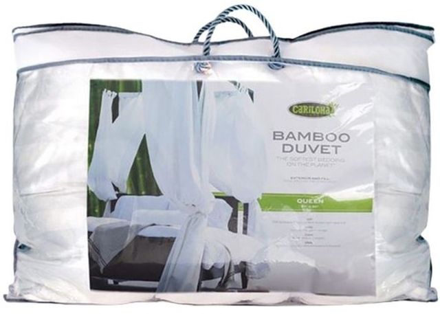 Cariloha Bamboo Viscose 3-Piece White King Duvet Comforter-0