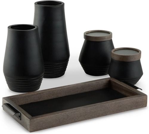 Signature Design by Ashley® Valentmore 5-Piece Black/Gray Accessory Set-0