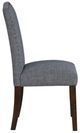 Homelegance® Paulson Gray/Wire Brushed Brown Side Chair with Nailhead-3