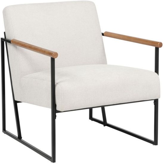 Coaster® Monsen Ivory Upholstered Metal Frame Accent Chair-0