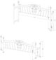 Coaster® Sydney Brushed Gold Frame Panel Eastern King Bed-1