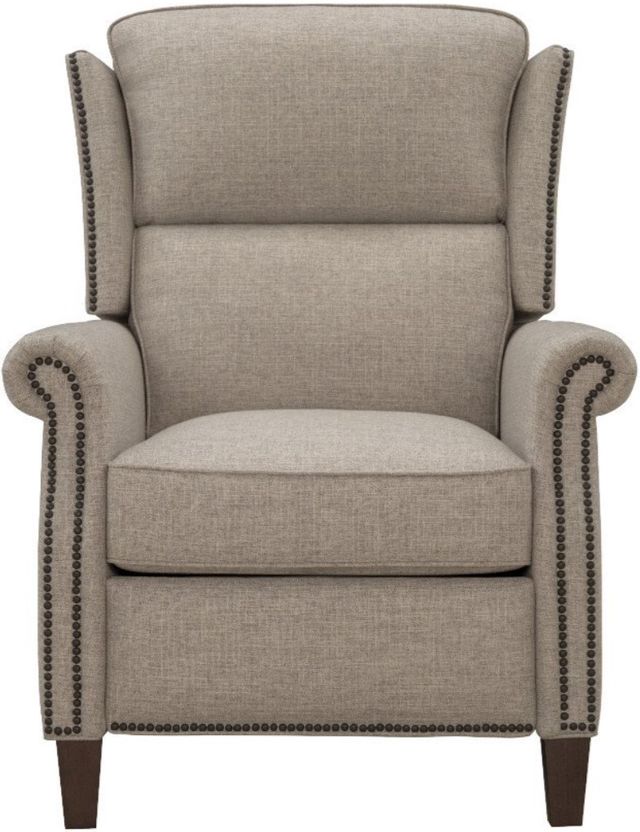 BarcaLounger® Shasta Linen Gray Manual Recliner-2