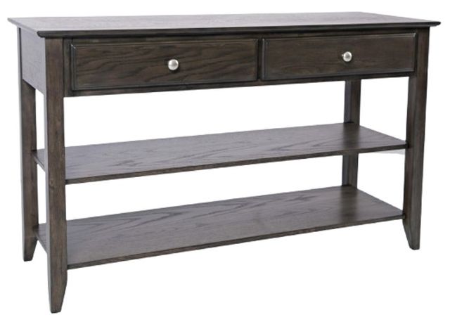 Jofran Inc. Carlton Brown Sofa Console Table-0