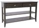 Jofran Inc. Carlton Brown Sofa Console Table-0