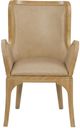 Bernards Tapestry Beige/Honeycomb Upholstered Dining Arm Chair-2