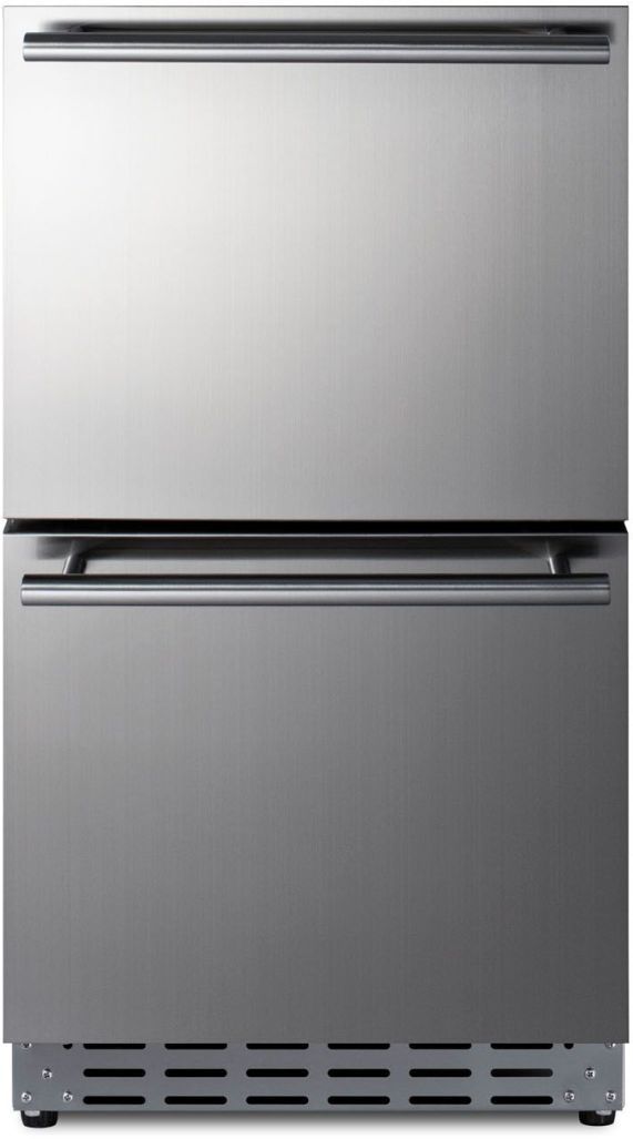 Summit® 3.4 Cu. Ft. Stainless Steel Refrigerator Drawer-0