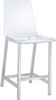 Coaster® Juelia 2-Piece Chrome/Clear Acrylic Counter Stools-1