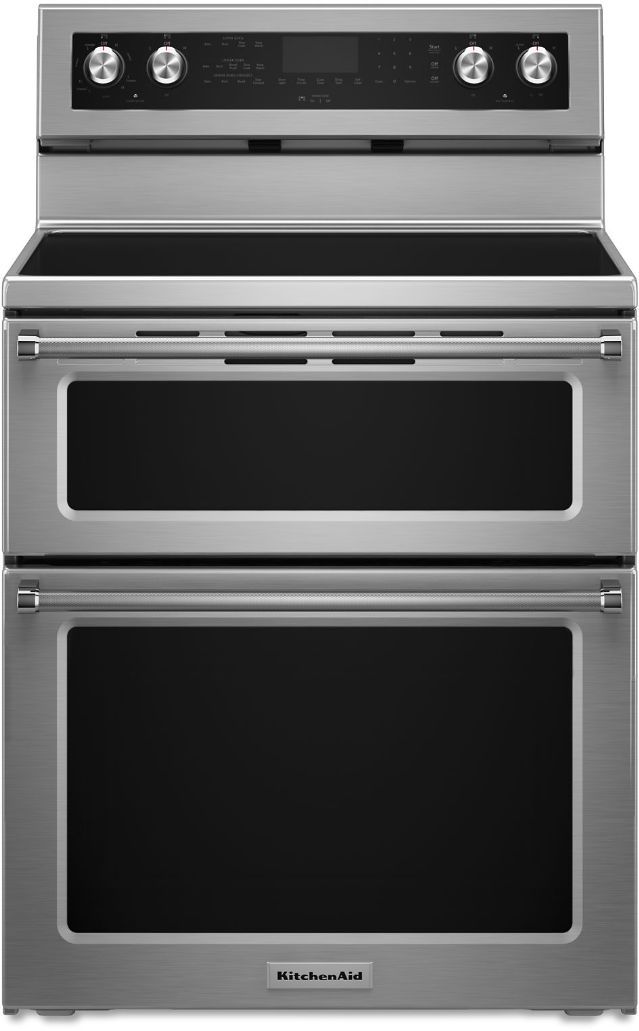 KitchenAid® 30" Stainless Steel Freestanding Electric Range