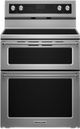 Cuisinière électrique autoportante de 30 po KitchenAid® de 6.7 pi³ - Acier inoxydable-0