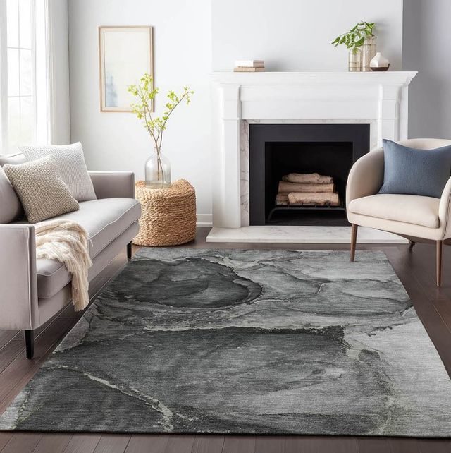 Dalyn™ Rug Company Odyssey OY14 Charcoal 5'x8' Area Rug-4