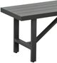 Intercon Navarro Mocha Metal Outdoor Bench-1