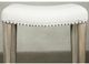 Riverside Furniture Sophie Natural Sofa Table With Backless Upholstered Stools-4