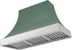 AGA Cascade 48" Mineral Green Wall Mounted Range Hood with Polished Chrome Trim-0