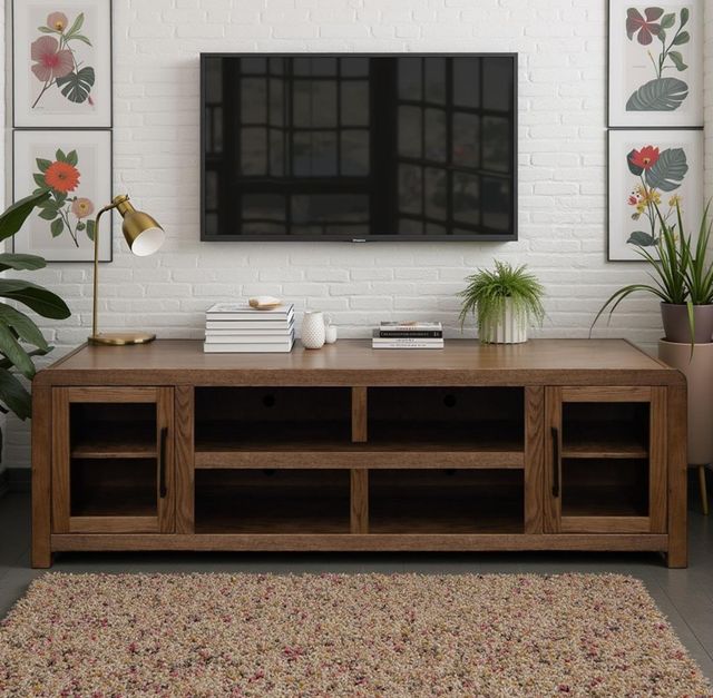Legends Home Haven Bourbon 81" TV Console-1