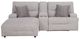 Signature Design by Ashley® Acklen Place 3-Piece Pewter Power Reclining Sectional Sofa-1