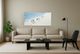 Classy Living Adventurous Surfer Stroll on Sunlit Shore Wall Art-1