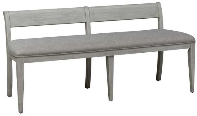 Liberty Furniture Farmhouse Reimagined Antique White/Khaki Upholstered Bench-0