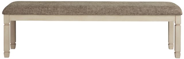 Signature Design by Ashley® Bolanburg Two-tone Upholstered Dining Bench-1
