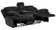 Homelegance® Goodland Black Manual Double Reclining Console Loveseat-4