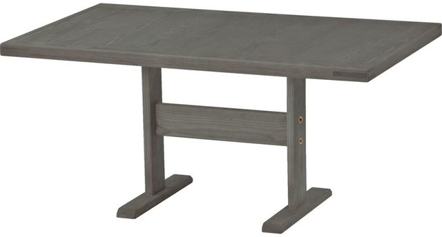 Crate Designs™ Furniture Graphite Lacquer Top Dining Table-0