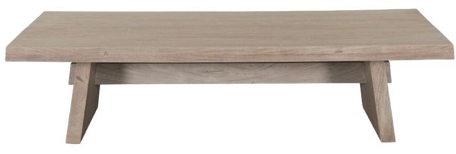Home Trends & Design Piedmont Matte Driftwood Coffee Table-1