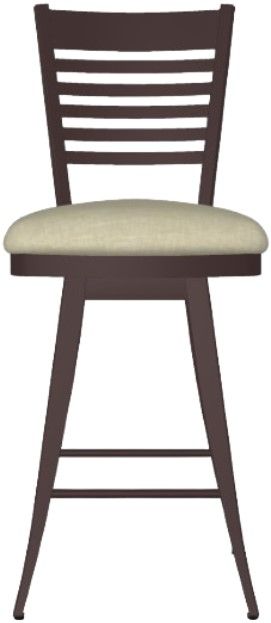 Amisco Customizable Edwin Upholstered Swivel Counter Stool-2