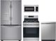 LG 4 Piece Stainless Steel Kitchen Package-0