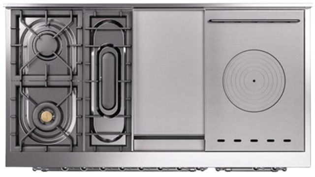 Ilve® Nostalgie II Series 48" Custom RAL Color Pro Style Dual Fuel Range-2