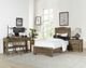 Vaughan-Bassett Cottage Too Saddle Grey Youth Twin Mansion Bed-1
