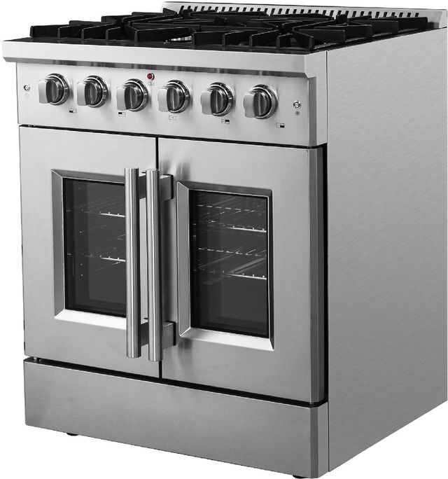 FORNO® Galiano 30" Stainless Steel Pro Style Gas Range-1