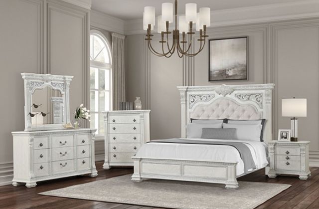 Furniture of America® Promenade Wire Brushed White Chest-1
