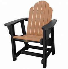 Pawleys Island Essentials Conversation Chair-Black/Cedar