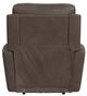 Flexsteel® Carter Brown Power Recliner with Console and Power Headrests and Lumbar-3
