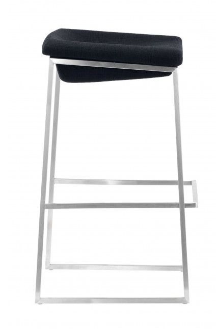 Zuo® Modern Lids Dark Gray Bar Stool-2