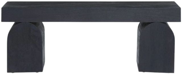 Signature Design by Ashley® Holgrove Matte Black Accent Bench-1