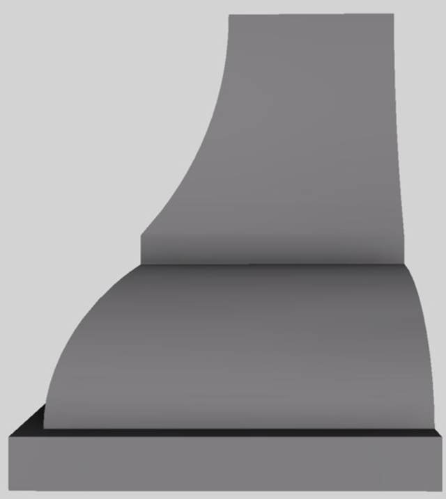 Vent-A-Hood® Designer Series 60" Gunsmoke Wall Mounted Range Hood-2