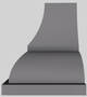 Vent-A-Hood® Designer Series 60" Gunsmoke Wall Mounted Range Hood-2