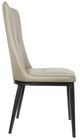 A & B Home Black/Gray Upholstered Dining Chair-2