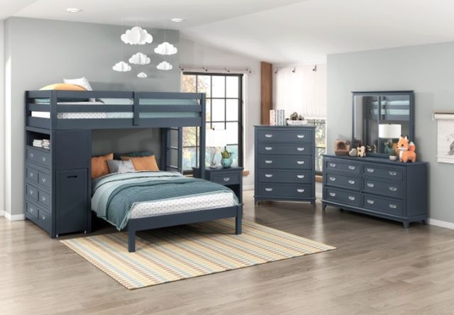 Homelegance® Sloane Navy Blue Nightstand-1