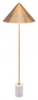 Zuo Modern Bianca Gold/White Floor Lamp-1