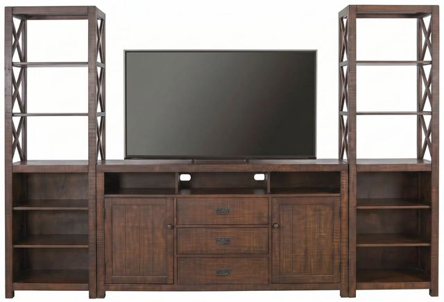 Sunny Designs™ Homestead Tobacco Leaf Entertainment Wall-2