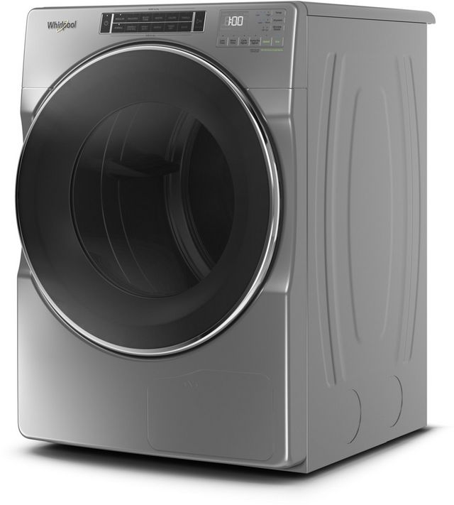 Whirlpool® 7.4 Cu. Ft. Chrome Shadow Front Load Ventless Electric Dryer-4