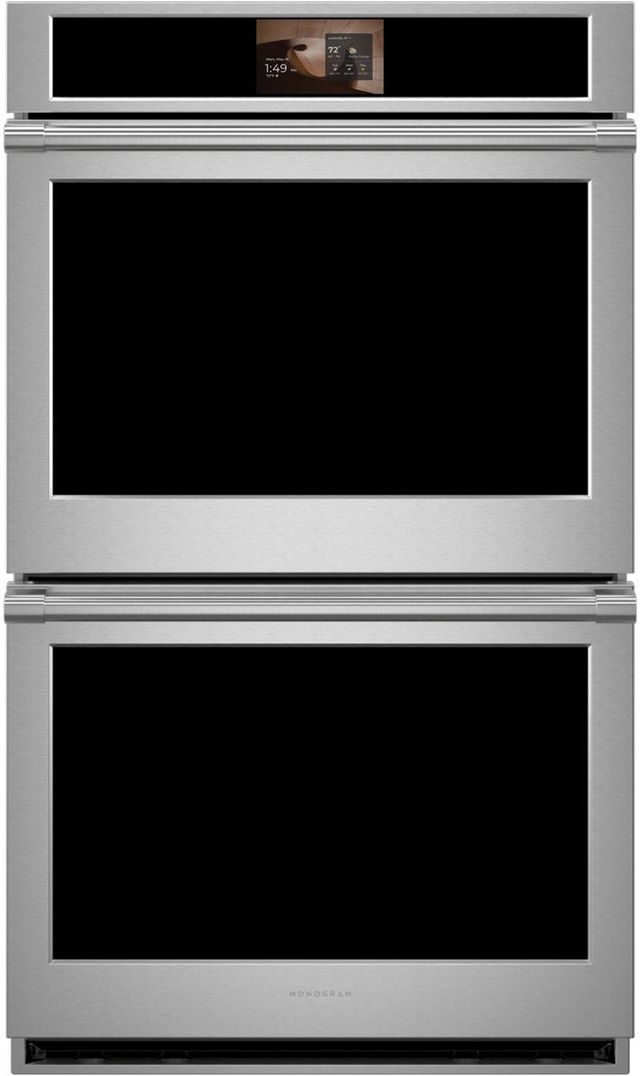 Monogram® Statement 30" Stainless Steel Double Electric Wall Oven with In-Oven Camera-0